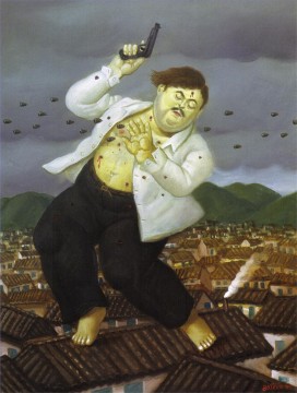  muerte pintura - Muerte de Pablo EscobarFernando Botero